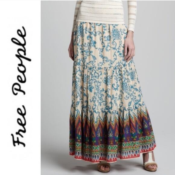 Free People Sunrise Voile Ombre Skirt - Picture 6 of 6